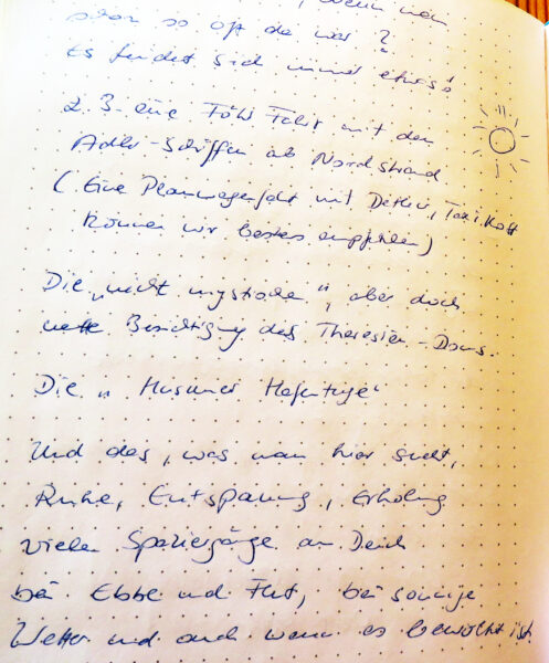 Auszug aus dem Gästebuch